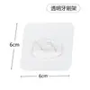 Gancho adesivo forte transparente de viscose sem costura direto da fábrica para porta de casa cozinha parede de banheiro sem perfuração
