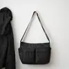 Bolsa de Ombro Casual Masculina e Feminina, Bolsa Transversal, Mochila Repelente à Água, Alça de Ombro Ajustável, Bolsa Grande Capacidade para Fitness e Dia a Dia