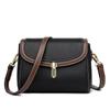Bolso cuadrado pequeño para mujer, bandolera retro de moda 2023, bolso de hombro con contraste de color, bolso cruzado sencillo y combinable.