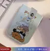 Bolsa de Cartões Original Gatinho Feminina Multicartões Puxar Grande Capacidade Fofa Antidesmagnetização Porta ID Armazenamento Portátil Novo