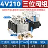 Válvula Solenoide Zhengtai 4V210-08 Válvula de Control Direccional Neumática de Dos Posiciones Cinco Vías Válvula de Control Solenoide DC24V AC220V