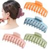 Juego de pinzas para el pelo con diseño de caparazón de tortuga de Amazon Explosions de 11 cm, pinzas grandes para la nuca para mujer, pinzas para el pelo con forma de tiburón.
