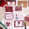 Tarjeta de felicitación con pintura al óleo de alta gama, bendiciones escritas a mano, mensaje en blanco para Navidad, Festival Qixi, Día de San Valentín, Agradecimiento a estudiantes, Mensaje de cumpleaños, Gracias