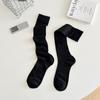 Meias estilo Ballet para Mulheres Primavera/Verão 2026 Meias Finas para Panturrilha Cor Sólida Malha Absorventes de Suor Meias Longas Estilo Coreano Meias Largas para Mulheres
