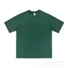 Camiseta de Algodón Puro Lavado Estilo Americano al por Mayor desde Fabricante 230g Vintage Unisex Peso Pesado Hombro Caído Corte Amplio Manga Corta Lavada