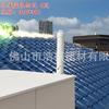 Teja para Techo de Villa Guangdong al por mayor 260x260 Azul Cian Teja Oeste Azul Pavo Real Azul Océano Teja S Teja Esmaltada