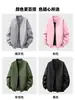 Chaqueta de vuelo moderna estilo americano para hombre, primavera, otoño, invierno 2026 nuevo modelo, chaqueta de algodón tipo béisbol de marca moderna, abrigo cortavientos de trabajo