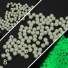 Cuentas Luminosas Súper Brillantes Señuelo Luminoso Redondo Tapón Anticolisión Cuentas Fluorescentes Tapones Espaciadores Cuentas para Adornos de Pesca en Mar Accesorios
