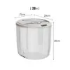 Cubo de Arroz de Plástico Transparente para el Hogar Sellado a Prueba de Humedad Fábrica de Moldeo por Inyección de Granos Tanque de Arroz de Gran Capacidad Personalizado Cubo para Fideos