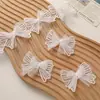 Lleno de Espíritu de Hada, Malla, Bordado Exquisito, Lazos, Accesorios Versátiles Hechos a Mano para el Cabello, Zapatos, Calcetines, Accesorios y Complementos para Ropa