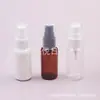 Botella blanca con bomba 35ml, botella transparente para loción, botella marrón con pico de pato 35ml, botella para gel, botella con dispensador para base líquida