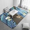Alfombra de estilo avanzado para sala de estar, sofá, mesa de centro, alfombra ligera de lujo, nueva, china, nórdica, simple, moderna, abstracta, para dormitorio, tienda completa