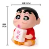 Estatueta de Tigre Gordo Deitado Extra Grande com Cabeça Inclinada, Brinquedo de Vinil Tendência Anime, Colecionável de Tamanho Grande para Decoração de Casa