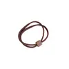 2024 Nuevo Estilo Diadema Trenzada de Doble Capa Goma Elástica Goma para el Cabello Goma para el Cabello de Mujer Diadema Anillo de Goma Juego de Cuero Cola de Caballo Alta