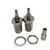 Enchufe recto de latón niquelado para conectar cable RG316 comunicación RF coaxial conector F-C-KY-1.5
