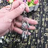 Joia de Prata Miao Pingente de Prata Qian de Liangshan Sino de Gergelim Acessório de Grampo de Cabelo Estilo Antigo Hanfu Feito à Mão DIY