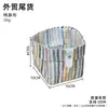 Cesta Plegable Pequeña de Escritorio Estilo Japonés Impermeable para Papelería Artículos Varios Ropa Interior Calcetines Organizador de Escritorio para el Hogar Caja de Almacenamiento