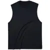 Al por mayor Transfronterizo Chaleco Deportivo Casual de Malla Transpirable de Secado Rápido para Hombre Camiseta Interior de Color Sólido Transpirable a la Humedad de Moda para Hombre