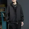 2026 Chaqueta para Hombre Estilo Nuevo Retro Americano Holgada Abrigo para Pareja Cremallera Bidireccional de Alta Calidad 12 Colores Cuello Alto Superior Transfronterizo