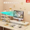 Soporte Elevador para Monitor de Computadora de Escritorio Base para Pantalla Soporte Bandeja para Teclado de Escritorio