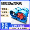 Ventilador Axial Resistente a Altas Temperaturas Lianeng Sala de Secagem Ventilador Industrial Especial de Tiragem Induzida Ventilador de Exaustão Duto de Alta Velocidade