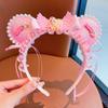 Faixa de cabelo infantil antiderrapante antiaderente orelhas fofas pacote de cabelo de bebê para a temporada escolar pônei polly pacote de cabelo para meninas acessórios para cabelo