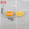 Juguete de Comida Miniatura Simulada Serie de Pan Accesorios de Resina con Pegamento de Crema DIY Accesorios para el Cabello Pinzas para el Cabello Ligas para el Cabello Accesorios Colgantes