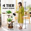 Suporte de flores transfronteiriço para sala de estar, suporte de chão para armazenamento, decoração de varanda, vaso de flores suculentas, suporte para exposição de plantas, multicamadas
