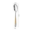 Cuchillo, tenedor y cuchara de acero inoxidable con diamantes de estrella, vajilla creativa de lujo para hotel occidental, cuchillo y tenedor para carne chapados en oro de alta gama, aptos para Amazon