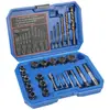 Juego de 26 Piezas de Extractores de Tornillos y Tuercas, Extractores de Tornillos Dañados, Herramientas de Extracción de Pernos de Hexágono para Tornillos Rotos