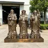Escultura de Figura de Bronze Personalizada Confúcio Estátua de Celebridade Histórica Escultura de Bronze de Campus Tema Vermelho Exército Vermelho Escultura de Bronze Folclórica