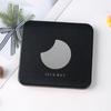 Espejo de Maquillaje Plegable de Plástico Estampado en Caliente Negro Espejo Portátil Maquillaje de Estudiante Belleza Bolsillo con Solapa Portátil Pantalones Cuadrado Espejo Pequeño