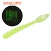 20 Peças Atacado 5,7cm/0,64g Pvc Raiz Japonesa Pesca Isca Macia Isca Biônica Minhoca Macia Lote Boa Qualidade