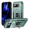 Funda para Teléfono Google Pixel 11 Pro Aplicable Amazon Ventana Deslizante Cobertura Total A Prueba de Caídas Soporte con Anillo para Dedo Cubierta Protectora para Teléfono