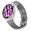 Adecuado para correa de reloj Samsung watch65 patrón de diamante TPU 20mm Huawei GT3P/GT222mm transparente perforada