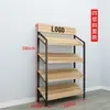 Estante Prateleira Rack Armário Vitrine Biselada Exposição Maquiagem Frutas Bolo Presente Loja de Sapatos Adega Rack de Lanches para Supermercado