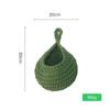 Bolsa de Malla para Frutas Tejida a Mano, Bolsa de Malla Tapiz, Tipo Gota de Nido de Pájaro Estilo Ins Bolsa de Malla para Almacenamiento Colgante de Frutas y Verduras