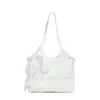 Lenço de Renda Fada Casual de Verão para Férias 2025 Estilo Estrangeiro Grande Capacidade Recorte Praia Sacola Tote Personalizada de Ombro para Mulheres