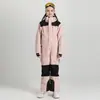 Novo Macacão de Neve de Inverno para Crianças Mais Velhas, Espessado e Quente, à Prova de Vento e Impermeável, Macacão de Ski Profissional Inteiriço com Calças