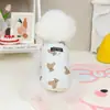 Ropa de Primavera, Otoño e Invierno para Mascotas Pequeñas como Teddy, Bichón y Maltés, y Gatos, con Chaleco de Algodón Estampado de Cuadros