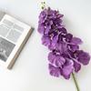 Única simulação impressão 3d 9 cabeça Phalaenopsis mão europeia orquídea simulação flor falsa flor decoração de casamento casa