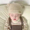Bonitos y Divertidos Sombreros para Niños Otoño e Invierno Cálidos Gorros de Punto Pullover para Hombres y Mujeres Bebé Resistentes al Viento Sombreros de Lana con Protección para las Orejas Modernos