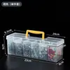 Caja de Herramientas de Ferretería Multifuncional para el Hogar, Caja Portátil para Almacenamiento de Herramientas, Llave, Tornillo, Accesorios, Caja para Separar y Organizar Piezas