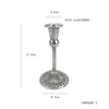 Candelabro de hierro forjado Portavelas retro europeo Portavelas de Amazon Decoración de boda Soporte para velas Cena a la luz de las velas