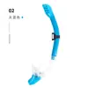 Tubo de Snorkel Seco Completo para Adultos Hombres y Mujeres Equipo de Snorkel de Silicona Líquida Productos para Nadar y Bucear Venta Caliente Transfronteriza