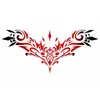 Pegatinas de Tatuaje Dulces y Geniales para Cintura y Cadera de Niña, Patrón de Corazón de Rosa Pegatinas Impermeables para la Parte Baja del Vientre