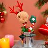 Buquê de Natal, Presente de Natal, Decorações para Árvore de Natal, Flor de Lã Palito Torcido, Decorações para Sala de Estar, Exportação Alto Padrão