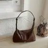 Bolsa Transfronteiriça Retrô 2026 Casual Nova Simples Moda Cor Sólida Bolsa de Trabalho Estética Feminina Ombro Único Axila Transversal