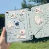 Adecuado para funda protectora de iPad Air 11 pulgadas cubierta transparente Pro13 anti-doblado M4 con ranura para lápiz 10ª generación mini7/6/5