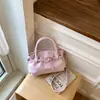 Bolso Minimalista Transfronterizo para Mujer, Bolso Tote Pequeño, Nuevo Modelo 2026, Textura de Alta Calidad, Bolso Tote Cruzado Plegado de Nicho